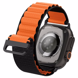 SPIGEN WBF1 rihm APPLE WATCH 6 / 7 / 8 / 9 / 10 / SE / ULTRA 1 / 2 (44 / 45 / 46 / 49 MM) must/oranž