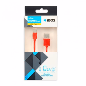 I-BOX USB 2.0 TYPE C kaabel, 2A 1M punane