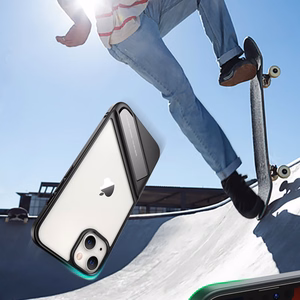 Ugreen Fusion Kickalus Ümbris iPhone 13 Pro Hard Cover with Gel Frame and Alus must (90153)