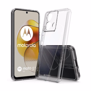 Crong Crystal Shield Cover ümbris seadmele Motorola Moto G73, läbipaistev