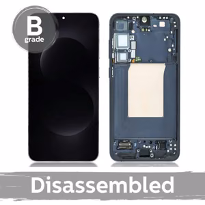 Samsung S936 S25 Plus LCD-ekraan koos raamiga / hõbedane vari / (9/10 demonteeritud)