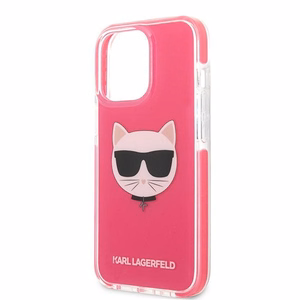 KARL LAGERFELD KLHCP13XTPECPI IPHONE 13 PRO MAX 6.7 "ÜMBRIS FUCHSIA/FUSCHIA CHOUPETTE HEAD