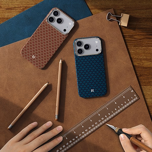 Benks Magnetic Armor Air Armor Grid Kevlar Case Metal Frame 600D (H069) Iphone 17 Pro jaoks oranž