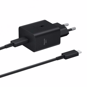 Laadija Samsung EP-T4511 must 45W (pakendiga) + Type-C 180cm kaabel (100% originaal)
