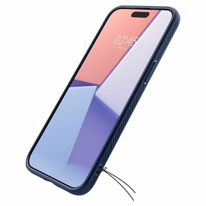 SPIGEN ümbris LIQUID AIR jaoks IPHONE 15 Pro Max tumesinine