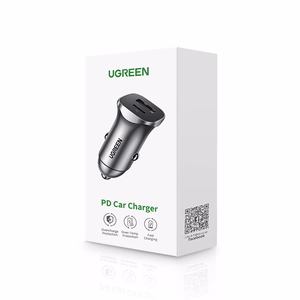 Car laadija Ugreen CD130 USB-C/USB-A 30W hall