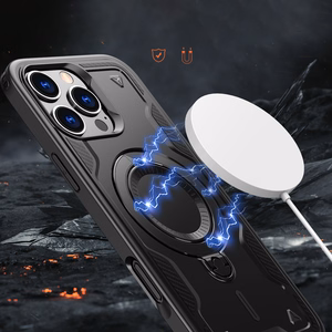 Чехол Hybrid Armor Trendy с MagSafe для iPhone 16 Pro - чёрный