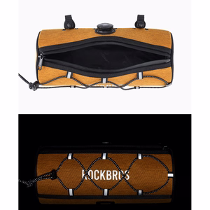 Rockbros TL002 ROAD TO SKY 1.5L jalgratta juhtraua kott veekindel - oranž