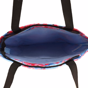 Shopping bag Wonder pattern 1 sinine