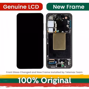 LCD ekraan ühilduv Samsung S921 S24 raamiga / Jade Green / (uuendatud: Telemax)