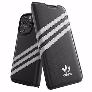 Adidas OR Booklet Ümbris PU iPhone 14 Pro must/valge 50196