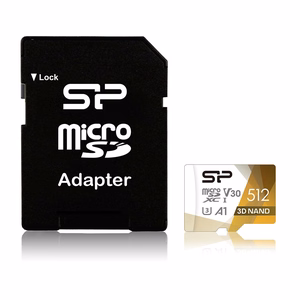 Silicon Power Superior Pro Colorful mälukaart 512 GB MicroSDXC klass 10 UHS-I + SD adapter (SP512GBSTXDU3V20AB)