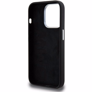 BMW Signature Liquid Silicone MagSafe чехол для iPhone 15 Pro Max - чёрный