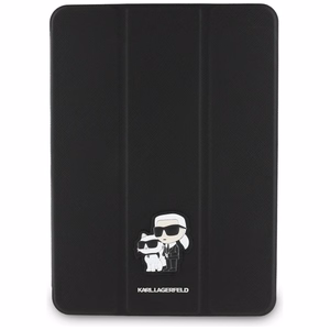 Karl Lagerfeld Saffiano Magnetic Karl & Choupette iPad Air 11" 2024 Book Cover Ümbris - must