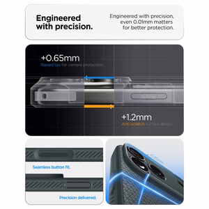 Spigen Liquid Air ümbris iPhone 18 Pro Max / 17 Pro Max jaoks, roheline