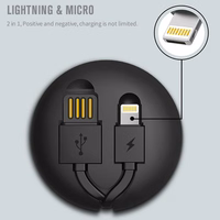 REMAX Kaabel Cutebaby RC-99t 2 in 1 - USB to Micro USB, Lightning - Must