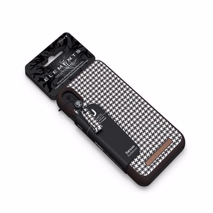 Nordic Elements Saeson Idun Pattern 2 ümbris seadmele iPhone XS Max, tumepruun