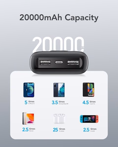 Powerbank Veger L20S (VP2039PD / W2039PD) PD QC3.0 2A 20000 mAh must