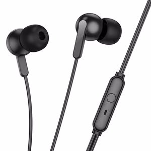HOCO wire kõrvaklapid Jack 3,5 mm with microphone M124 valge