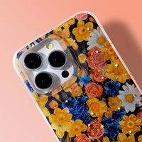 Glow Glam ümbris jaoks Xiaomi Redmi 14C 4G/ 14C 5G / Redmi A4 / POCO C75 oranž