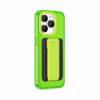 Amazing Thing Titan Pro Neon Mag Wallet Ümbris 10FT IP156.1PTWGN jaoks Iphone 15 Pro roheline with alus