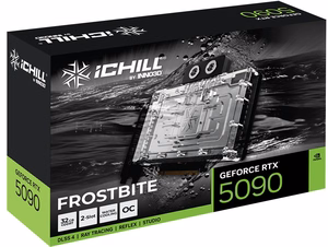 INNO3D iChill GeForce RTX 5090 FROSTBITE videokaart, NVIDIA, 32 GB GDDR7