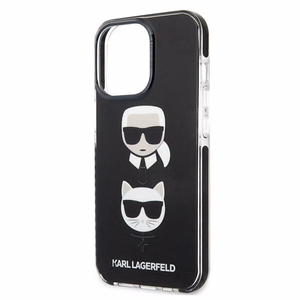 Karl Lagerfeld Karl&Choupette Head чехол для iPhone 13 Pro / iPhone 13 - чёрный
