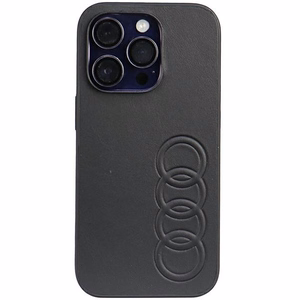 Audi Synthetic Leather iPhone 14 Pro 6.1" must/must hardcase AU-TPUPPCIP14P-TT/D1-BK