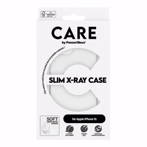 CARE by PanzerGlass Slim X-Ray Ümbris jaoks iPhone 15 - Clear
