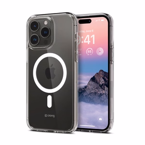 Crong Clear MAG Cover ümbris seadmele iPhone 14 Pro Max, MagSafe'iga ühilduv, läbipaistev