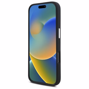 AMG Silicone Graphics MagSafe ümbris jaoks iPhone 16 Pro - must