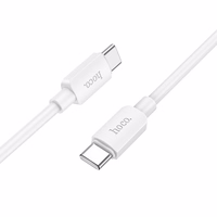 Kaabel USB C to USB C Hoco 3A 60W 1 m X96 valge