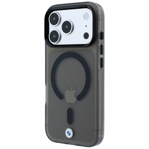 BMW Sign Frosted IML & MetalL Logo MagSafe ümbris mudelile iPhone 17 Pro Max / 18 Pro Max – must