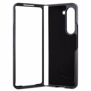 BMW Signature Logo Imprint ümbris jaoks Samsung Galaxy Z Fold 5 - must