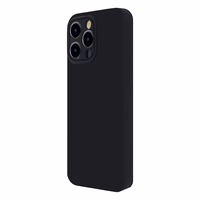 Soft Touch Mag Ümbris jaoks iPhone 14 6,1" must