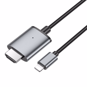Kaabel Hoco UA27 Lightning to HDMI 2.0m hall