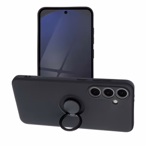 SILICONE RING ümbris jaoks SAMSUNG S24 FE must