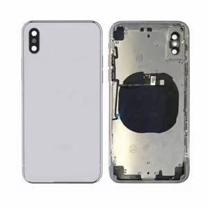 Aku kaas iPhone X hõbedane täis originaal (kasutatud Grade C)