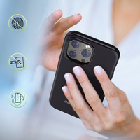 Choetech MFM kukkumisvastane ümbris Made For MagSafe iPhone 13 Pro jaoks must (PC0113-MFM-BK)