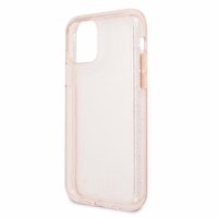Guess GUHCN58PCGLPI iPhone 11 Pro roosa/roosa kõva ümbris Glitter
