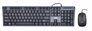 iBox IKMS606 klaviatuur koos hiirega koduks USB QWERTY UK English must