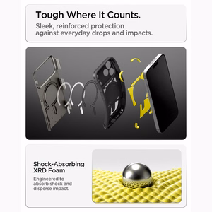Spigen Tough Armor T MagSafe ümbris iPhone 17 Pro Max / 18 Pro Max jaoks, grafiithall