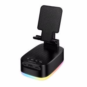 Borofone Портативная Bluetooth-колонка BR200 Marea 3 в 1 с держателем и внешним аккумулятором 1500 мАч — чёрный