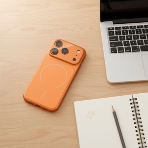 Чехол MAKE 17 (MagSafe) для iPhone 14 космический оранжевый