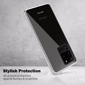 Crong Crystal Slim ümbris seadmele Samsung Galaxy S20 Ultra, läbipaistev