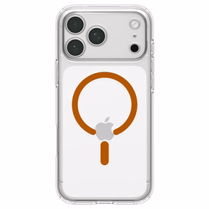Spigen Ultra Hybrid MagSafe ümbris iPhone 18 Pro / 17 Pro jaoks, läbipaistev oranž