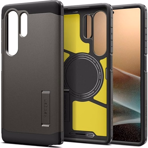 SPIGEN ümbris TOUGH ARMOR compatible with MagSafe jaoks SAMSUNG S25 Ultra gunmetal