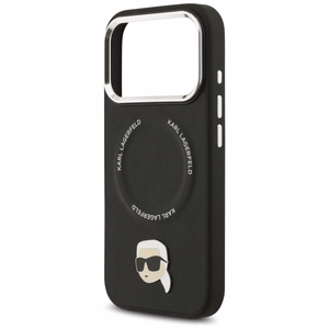 KARL LAGERFELD ümbris jaoks IPHONE 17 Pro compatible with MagSafe KLHMP17LPSMLRKLK (PU Karl Pin) must