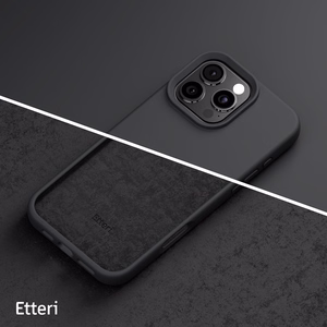 Etteri Silikoonist ümbris iPhone 16 Pro Max 6,9" must
