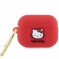 Hello Kitty Silicone 3D Kitty Head ümbris jaoks AirPods Pro 2 (2022/2023) - fuchsia